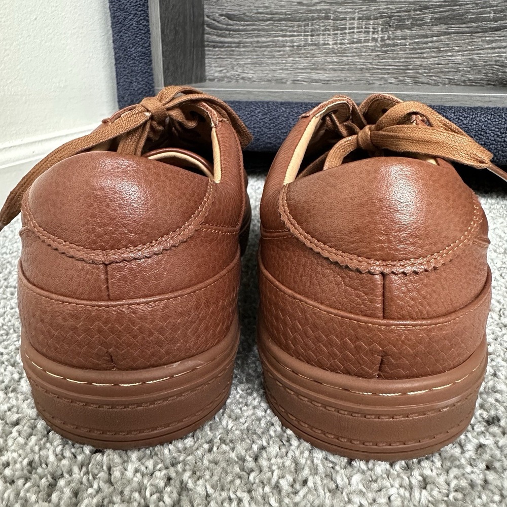 Marc Nolan Captain Carmel Leather Suede Loafer Dress Shoes Men Size 14 Beautiful - Picture 7 of 12